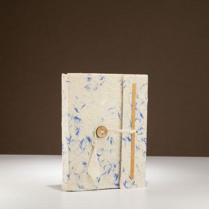 Med Lokta Mixed Blue Cotton Notebook Lrg (15x12cm) - 45 leafs