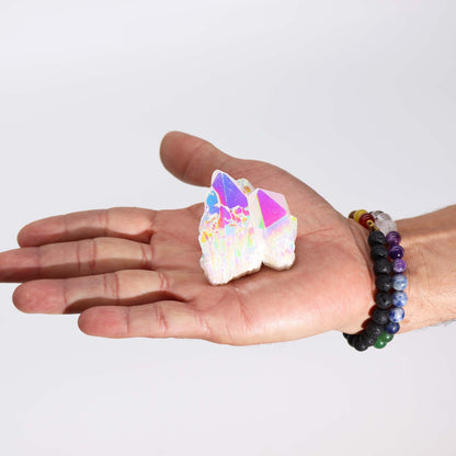 Med Enhanced Quartz - Aura Angel Quartz (approx 100-150gm 7-10cm)