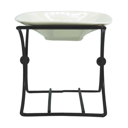 Ceramic & Metal Square Stand