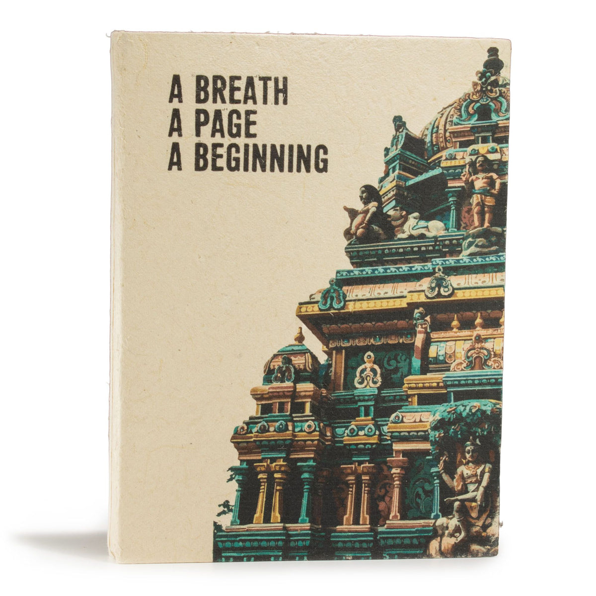 Lrg Lokta Inspiration Notebook (21x15cm) - 45 leafs - A Breath - inc bookmark