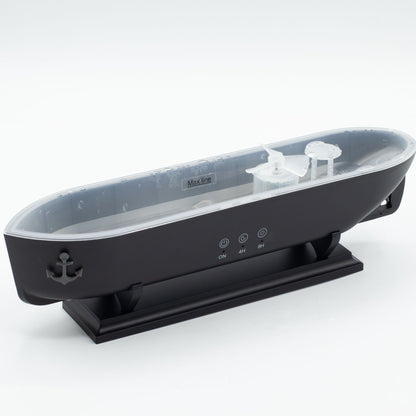 Ship Model Puff Effect Aroma Diffuser with Colour-Changing LED