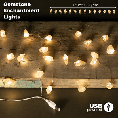 Gemstone Enchantment Lights - Citrine
